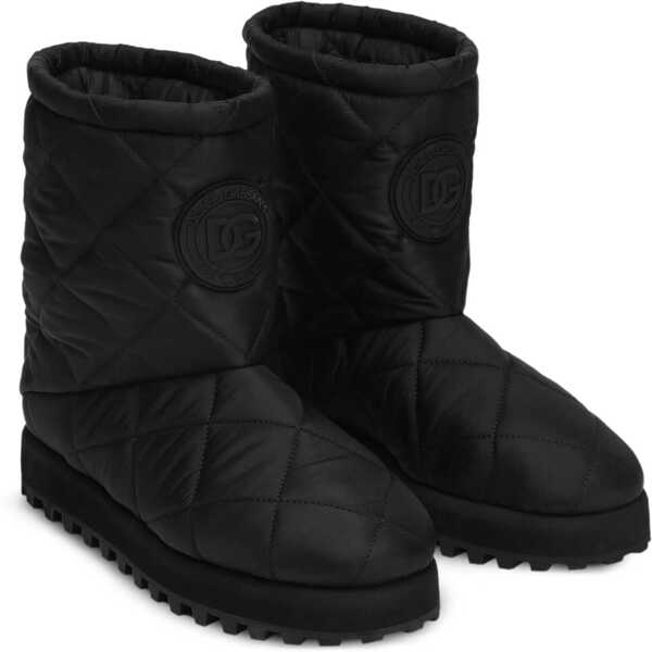 Bocanci casual Dolce & Gabbana Quilted Boots NERO Barbati (BM 18855880) 2