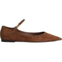 Balerini Suede and nappa leather Ballerinas Femei