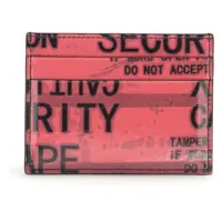 Portofele pentru Barbati - Portofele Balenciaga Tape Type Card holder BLACK/L RED Barbati (BM 18855907) - B-mall.ro