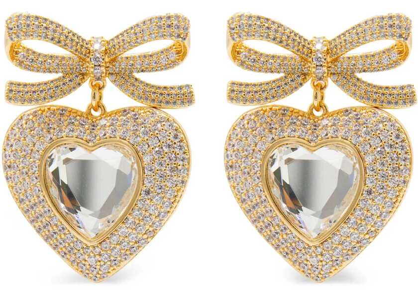 Cercei Self-Portrait Heart shaped bow Earrings GOLD Femei (BM 18855925) 1