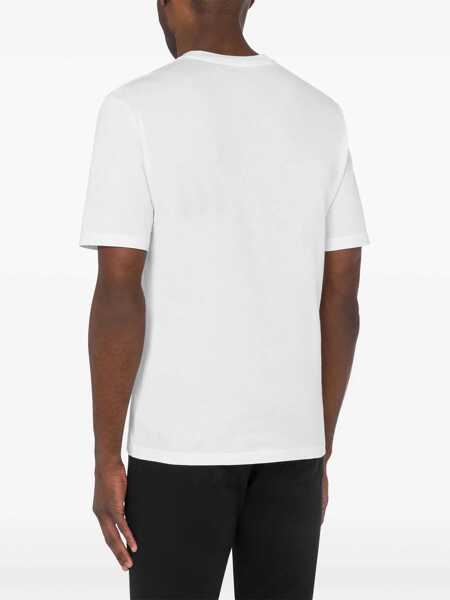 Tricouri Moschino Printed Cotton T-Shirt WHITE Barbati (BM 18855985) 3