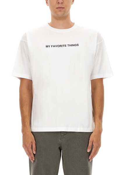 Tricouri Aspesi T-Shirt With My Favorite Things Print WHITE Barbati (BM 18855991) 1