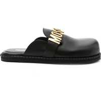 Balerini Moschino Sabot With Logo Lettering