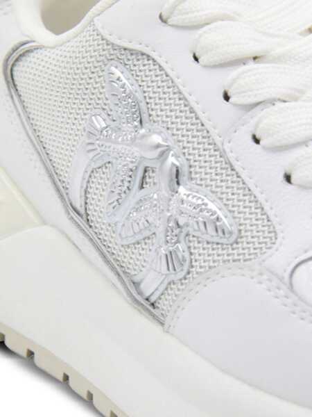 Sneakers Pinko Logo and mirrored detail Sneakers MESH WHITE Femei (BM 18856054) 4