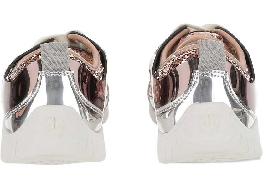 Sneakers Pinko Sequined mirror fabric Reby 10 Sneakers MIRROR TABACCO Femei (BM 18856063) 3