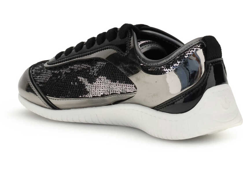 Sneakers Pinko Paillettes Reby Sneakers MIRROR PEWTER Femei (BM 18856075) 3