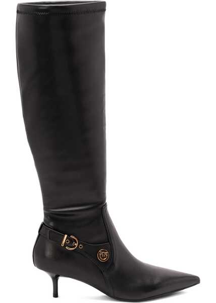 Bocanci casual Pinko Knee-Length Boots BLACK Femei (BM 18856093) 1