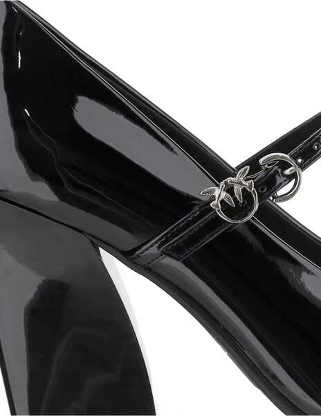Pantofi cu toc Pinko Patent leather Pumps BLACK Femei (BM 18856096) 3