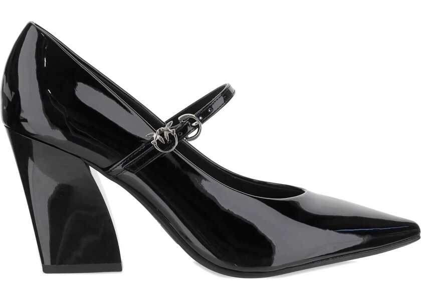 Pantofi cu toc Pinko Patent leather Pumps BLACK Femei (BM 18856096) 1