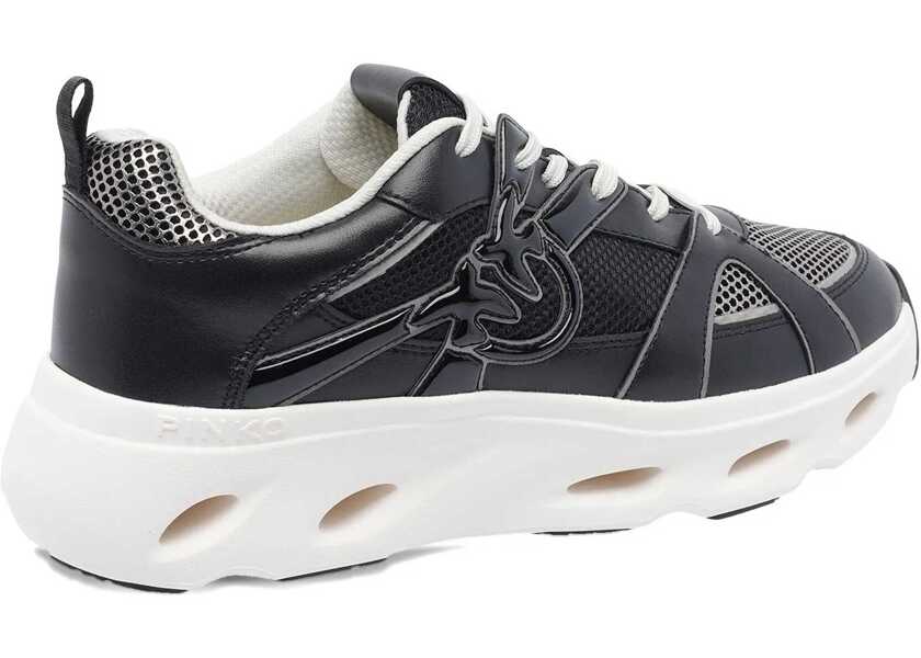 Sneakers Pinko Pink Sneakers BLACK/PEWTER Femei (BM 18856099) 4