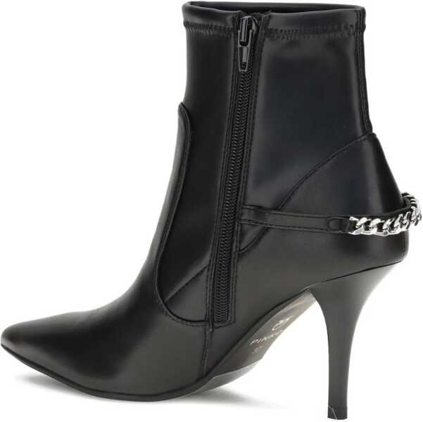 Bocanci casual Pinko Chain Ankle Boots BLACK Femei (BM 18856102) 3