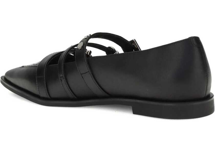 Balerini Pinko Studded Ballerinas BLACK Femei (BM 18856108) 5