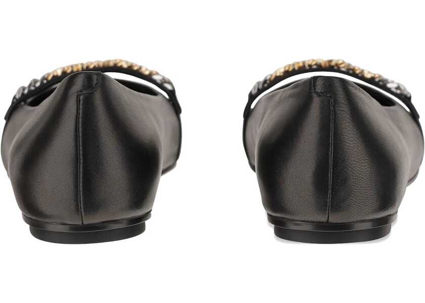 Balerini Pinko Leather Ballerinas BLACK Femei (BM 18856126) 3