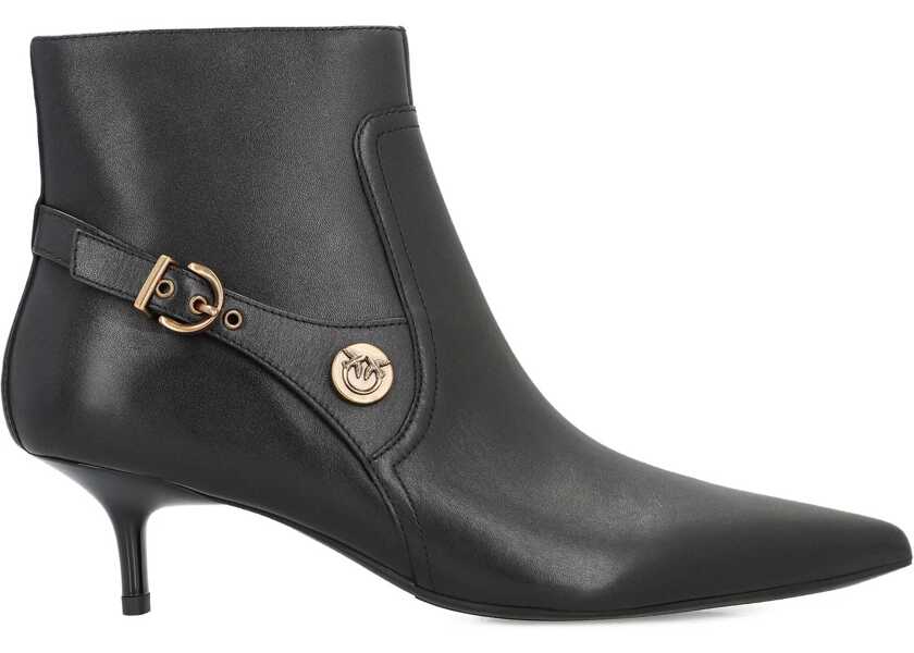 Bocanci casual Pinko Leather Ankle Boots BLACK Femei (BM 18856138) 1