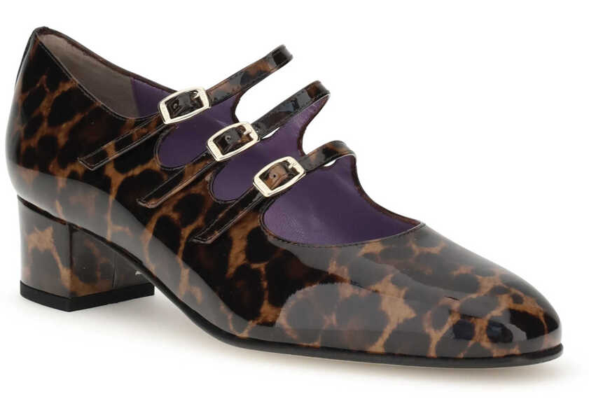 Pantofi cu toc CAREL PARIS Kina Mary Jane Pumps BROWN Femei (BM 18856150) 2