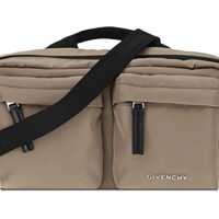 Genti de mana pentru Barbati - Genti de mana Givenchy Essential U canvas Fanny Pack BEIGE CAMEL Barbati (BM 18856168) - B-mall.ro