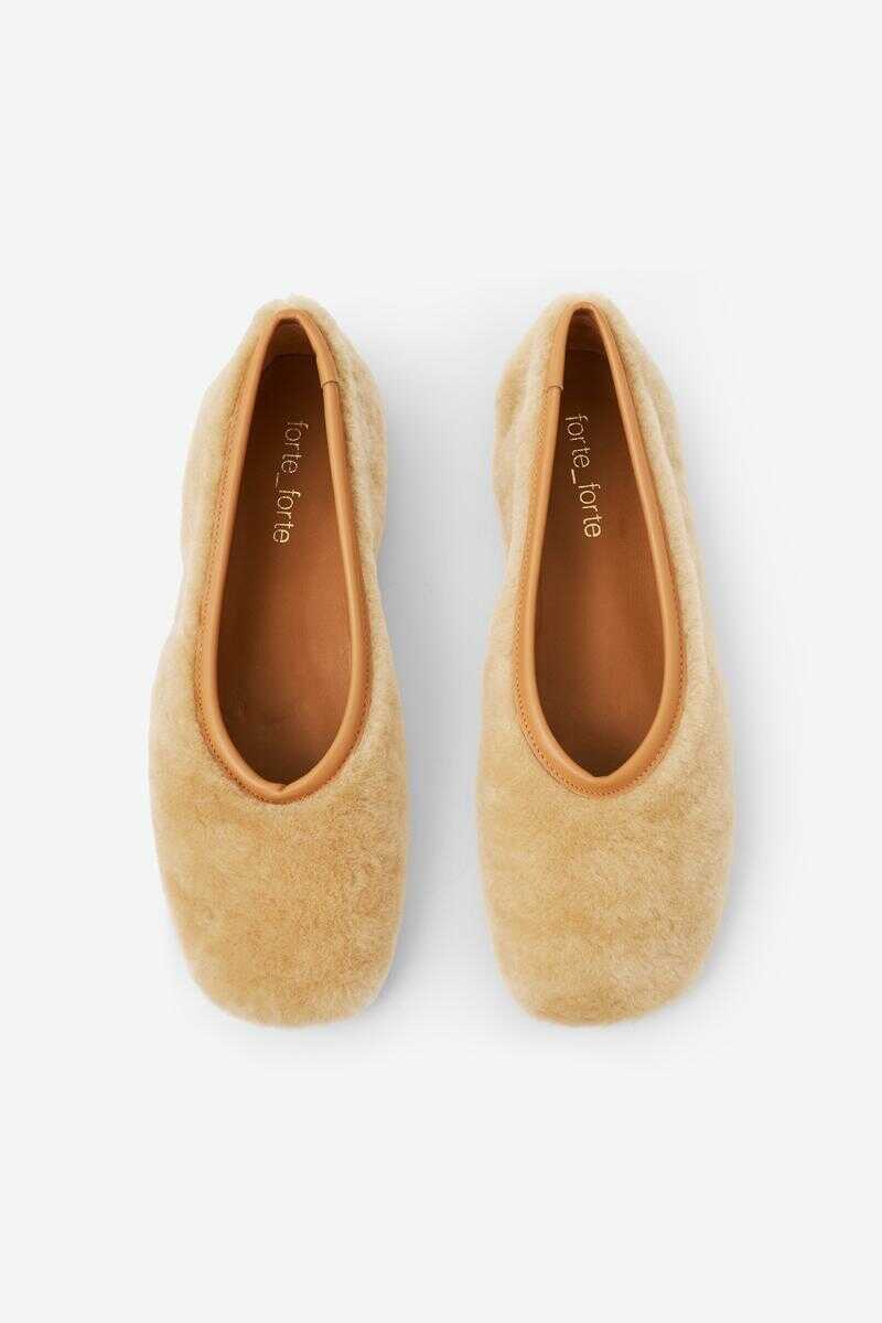 Balerini forteforte ForteForte Ballet Flats Beige Femei (BM 18857640) 2