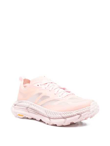 Sneakers Hoka One One Mafate Speed 4 Lite Pink Low Top Sneakers With Mesh Panels In Tech Fabric Unisex PINK Femei (BM 18857655) 2