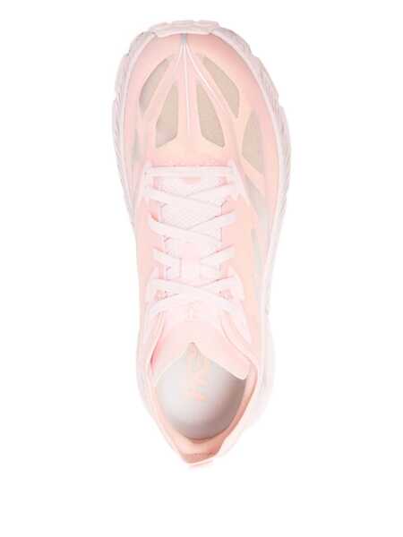 Sneakers Hoka One One Mafate Speed 4 Lite Pink Low Top Sneakers With Mesh Panels In Tech Fabric Unisex PINK Femei (BM 18857655) 4