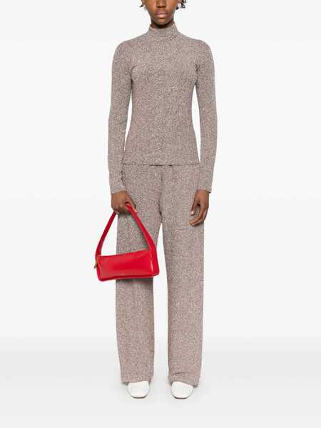 Pulovere forteforte ForteForte Lurex Turtle-Neck Sweater POWDER Femei (BM 18857721) 2