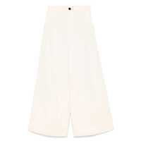 Pantaloni casual Forte_Forte Cotton High-Waisted Trousers Femei