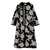 forte_forte Forte_Forte Embroidered Long Coat Black