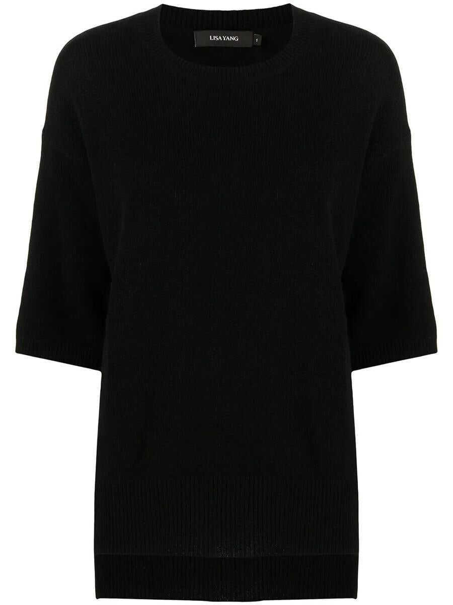 Pulovere Lisa Yang Lisa Yang Camille Round Neck Sweater Clothing Black Femei (BM 18858012) 1