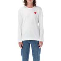 Imbracaminte Comme des Garçons Dama - Topuri Comme des Garons Comme Des Garons Play Double Heart L/S Tee WHITE Femei (BM 18858324) - B-mall.ro