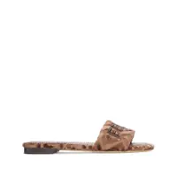 Sandale Fendi Fendi Sunshine Velvet Sandals Femei