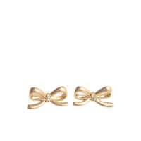 Cercei Self-Portrait Gold Bow Earrings Accessories Femei