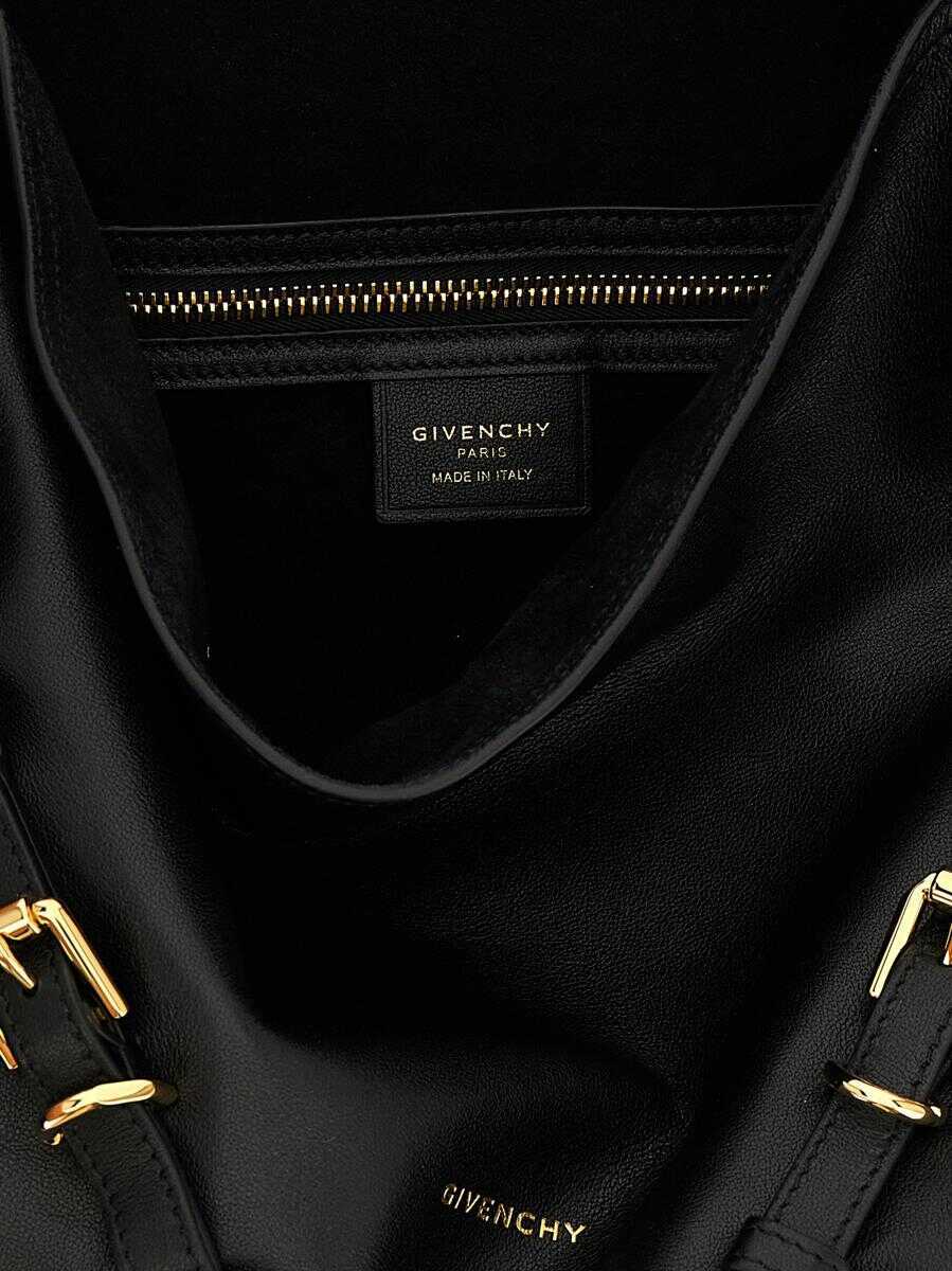 Genti de umar Givenchy Givenchy Voyou Medium Shoulder Bag Black Femei (BM 18859698) 4