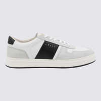Sneakers Hogan White And Black Leather Sneakers Barbati