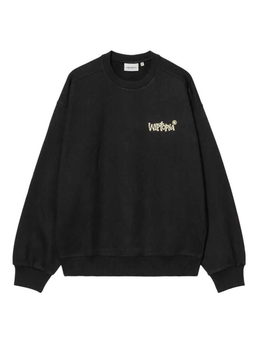 Pulovere Carhartt Carhartt Wip Wiptopia Sweat Clothing Black Femei (BM 18861144) 1