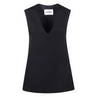 Topuri Jil Sander "V Neck Sleeveless" Top Clothing Femei