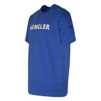 Tricouri Moncler pentru Barbati - Tricouri Moncler Moncler Cotton Crew-Neck T-Shirt BLUE Barbati (BM 18861273) - B-mall.ro