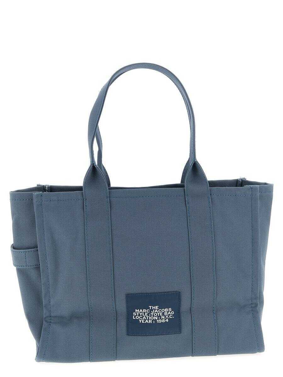 Genti de mana Marc Jacobs Marc Jacobs The Canvas Large Tote Shopping Bag BLUE Femei (BM 18861426) 2