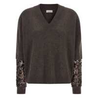 Pulovere Brunello Cucinelli Cashmere V-Necked Sweater Femei