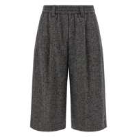 Pantaloni casual Brunello Cucinelli Wool Bermuda Shorts Femei