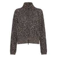 Cardigane Brunello Cucinelli Wool Zipped Cardigan Femei