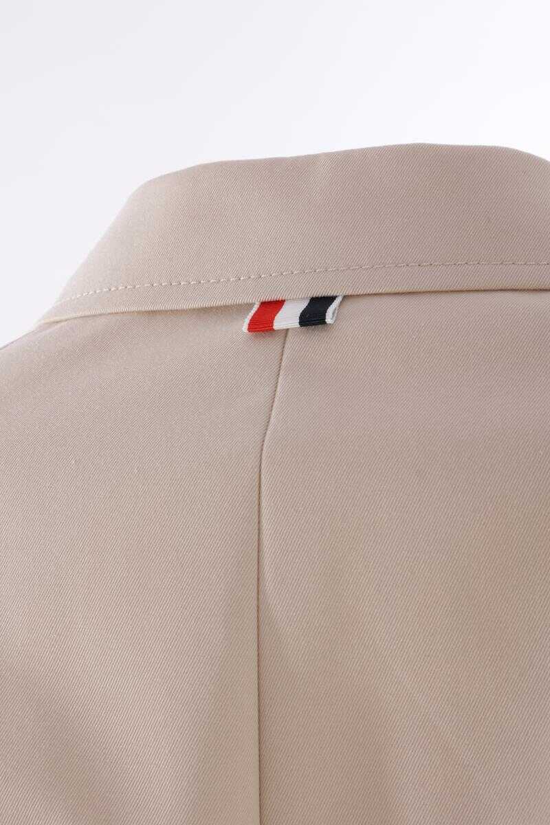 Paltoane Thom Browne Thom Browne Coats BROWN Barbati (BM 18861750) 4