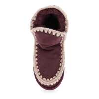 Bocanci Mou Dama - Bocanci Mou Eskimo Bordeaux Ankle Boots With Crochet Details And Logo Patch On The Rear In Suede Woman Red Femei (BM 18861786) - B-mall.ro