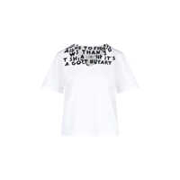 Topuri MM6 Maison Margiela Printed Cotton T-Shirt Femei