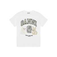 Imbracaminte Dama pagina 651 - Topuri Ganni Ganni T-Shirts And Polos WHITE Femei (BM 18862512) - B-mall.ro