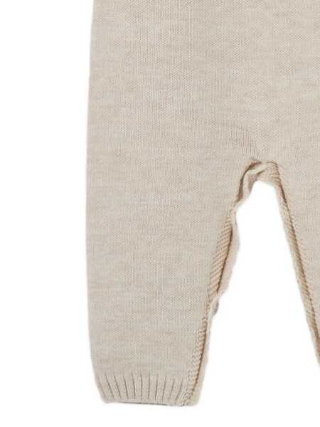 Salopete Paz Rodriguez KNIT NEWBORN ROMPER ACEBO Beige Fete (BM 18863004) 3