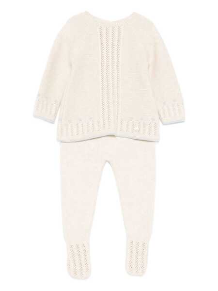 Pulovere Paz Rodriguez KNIT NEWBORN SWEATER ALEGRIA Beige Fete (BM 18863013) 1