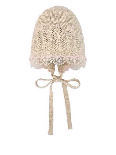 Caciuli Paz Rodriguez KNIT NEWBORN BONNET ALEGRIA Beige Baieti (BM 18863055) 1