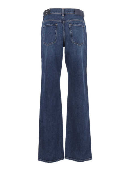 Blugi drepti 7 For All Mankind TESS TROUSER Radar Blue Femei (BM 18863097) 2