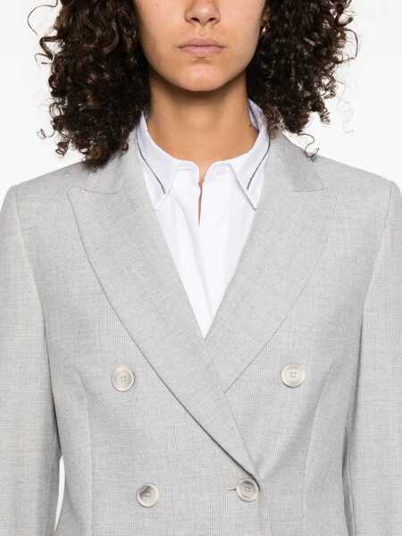 Paltoane Peserico WOMAN JACKET Gray Femei (BM 18863136) 4