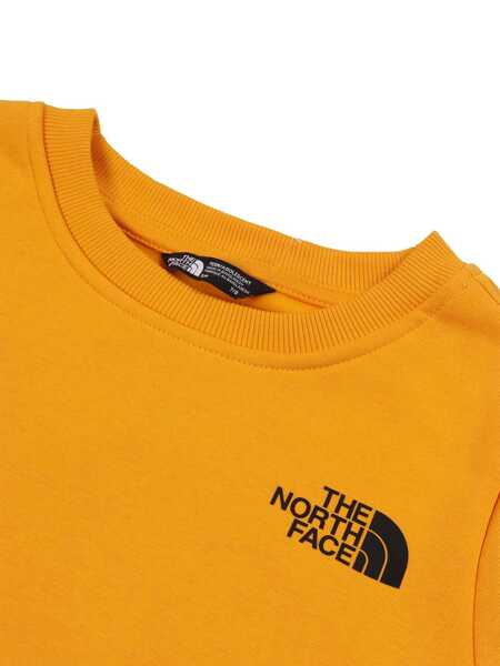 Bluze de trening The North Face Kids TEEN BOX NSE REGULAR CREW SUMMIT GOLD Yellow Fete (BM 18863298) 3