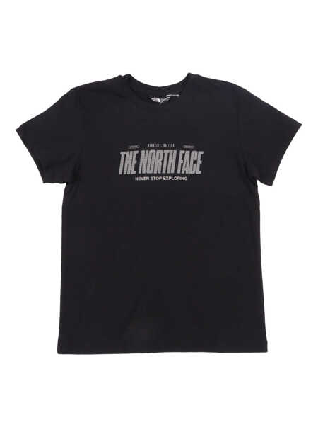 Tricouri The North Face Kids B REFLECTIVE LOGO RELAXED SS TEE TNF BLACK Black   Baieti (BM 18863304) 1
